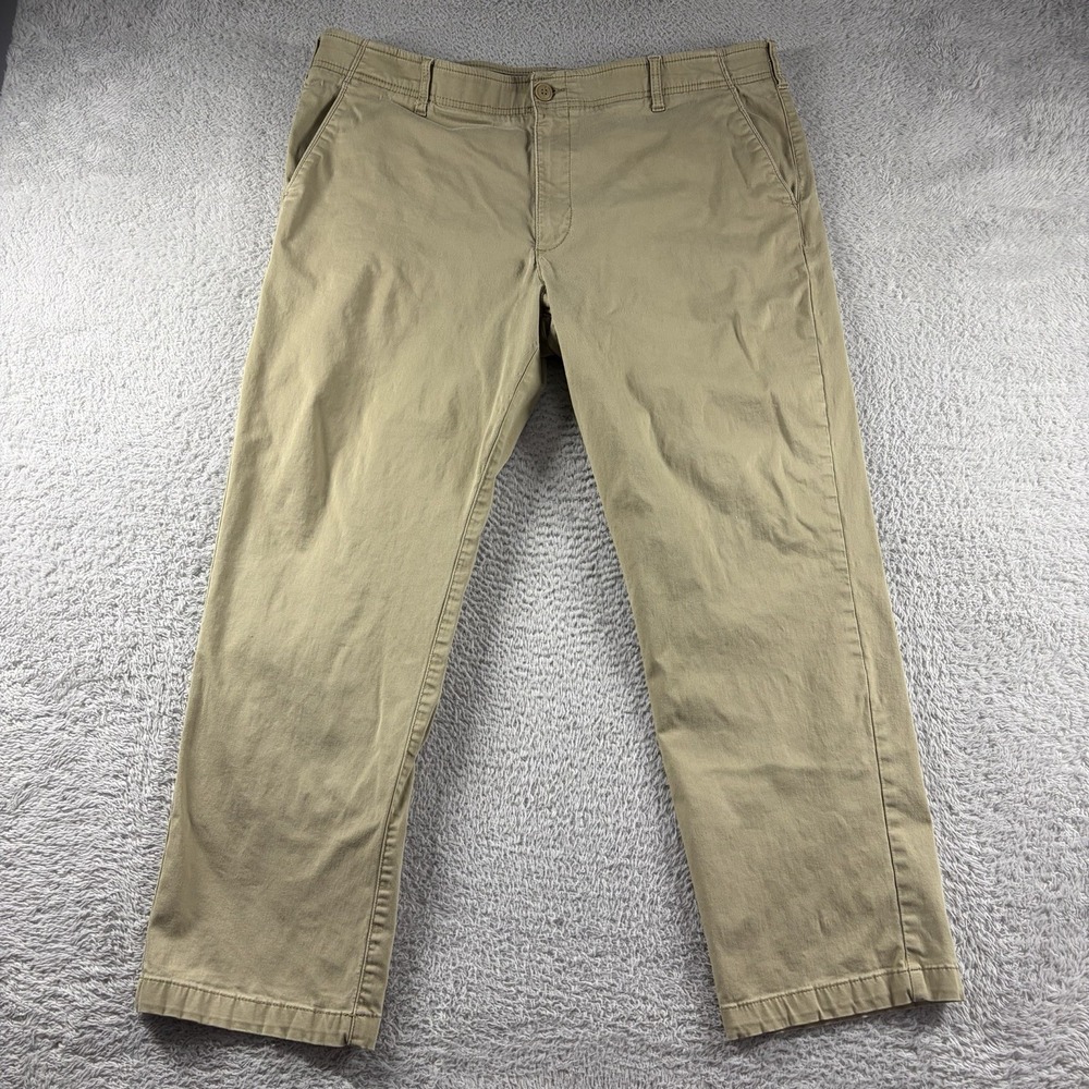 Lee X-Treme Comfort‎ Pants Mens 40x29 Khaki Slacks Chinos Comfort Stretch